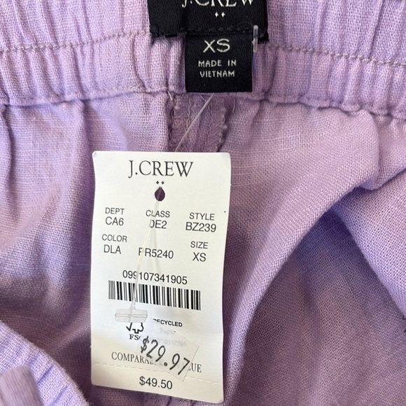 NWT- Light Purple Casual Shorts by JCrew (size XS) - Picture 3 of 6